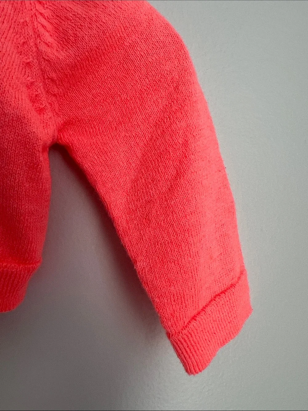 GAP | Baby Neon Coral Knit Cardigan Jacket Size 0-3 Months